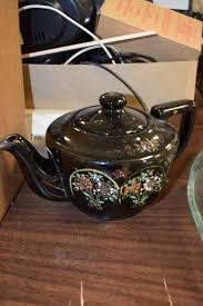 Vintage Hand Painted Brown Betty Teapot, Cups & S/P Shaker ...