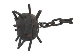 Sold at Auction: MEDIEVAL EUROPEAN HANDLED MORNING STAR WEAPON