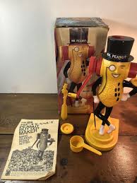 Vintage Famous Mr Peanut 12'' PEANUT BUTTER MAKER Figure Novelty | eBay