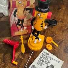 1960's as Seen on TV Mr Peanut 12 Inch Peanut Butter Maker IOB - Etsy