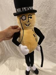 Vintage 1991 Mr. Peanut Plush Stuffed Doll Cane 26" Planters( Missing Scarf) | eBay
