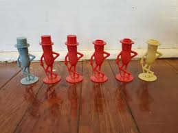 Vintage Mr Peanut Salt and Pepper Shakers, 6 Total, 3 Without Tops, 3 Colors | eBay Australia