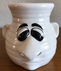 Vintage Ceramic Face Bud Vase- Ceramic Pencil Cup With Face on the Front - Etsy Canada