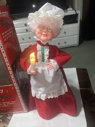 VTG 1988 Funny Toys 15” Happy Figure Mrs Clause Santa Music ...