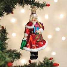 Mrs. Claus Goes Shopping Ornament – Old World Christmas