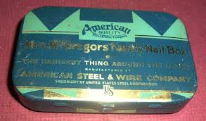 Vintage Mrs. Mcgregors Family Nail Box Tin - Etsy