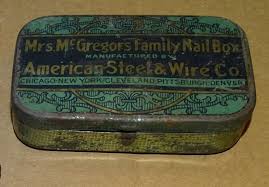 Junk Drawer Lot from estate sale - Nail Box Tin, Biscuits Name Plate, Thimbles + | eBay Australia