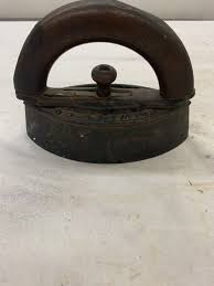 Antique Sad Iron No. 1 Howell Co. Geneva, Ill. w/ Removeable Wood Handle | eBay