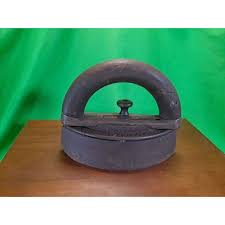 Dining | Vintage Clothes Sad Iron Press With Wooden Handle Barn Find 2 Pieces | Poshmark