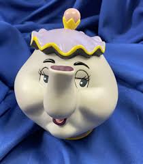 Disney Mrs Potts Teapot Coin Bank Beauty And The Beast Hard ...
