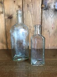 Lovely Vintage Set of 2 Vintage Chemist Medicine Bottles - Etsy
