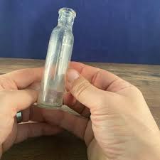 Clear Glass Apothecary Bottle 2"L x 1"W x 5"H | eBay