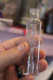 Antique, 4 1/4'', Clear, POWELL, Medicine/Chemical Vial ...