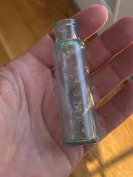 Antique Small Omega Oil Green Glass Medicine Bottle - Etsy ...