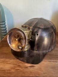 Antique Tiger M S A Comfo Cap Coal Miners Helmet 2 Carbide ...
