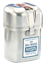 MSA W65 Self-Rescuer with Protective Steel Case - Industrial ...