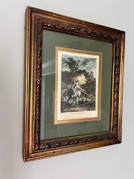 Jean Jacques François Le Barbier French Le Declin Du Jour Engraving Framed Print - Etsy Canada