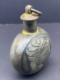 Islamic Mughal Beautiful Solid Iron Perfume Bottle With King ...