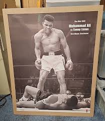 MAHAMMAD ALI VS SONNY LISTON Shrink Wrapped Fight Poster 16"X 20" | eBay