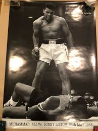 Cassius Clay v Sonny Liston Poster | eBay