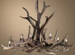 Real Elk Antler Chandelier | Black Forest Decor