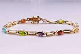 Multi Gemstone Bracelet | eBay