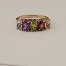 DESIGNER CID 10K GOLD MULTI COLOR GEMSTONES ORNATE DESIGN RING SZ 8.75 3.8G | eBay