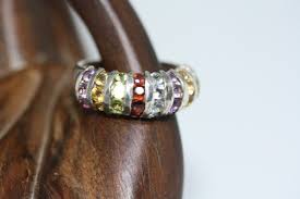 Statement 3.2 ct Genuine Garnet Peridot Amethyst Women's ...