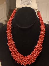 Coral Seedbead Statement Necklace - A New Day From India New ...