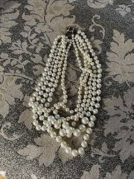 J Crew Five Strand Graduated Faux Pearl Necklace | eBay