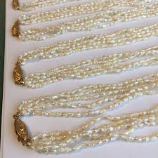 Seed/biwa Pearl Necklaces 16” to 16.5" With Clasp. 1970s ...