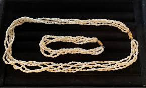 Vintage 14k Gold Filigree Clasp 5 Strand Freshwater Pearl ...