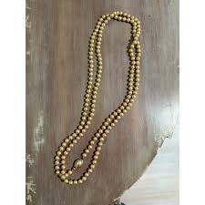 1980s Carolee Double Strand of Faux Champagne Pearls ...