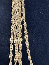 Signed Taylor LTD Multi strand Goldtone Necklace | eBay