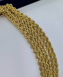 Danbury Mint Gold Over Sterling 5 Strand Chain Circle ...