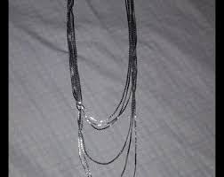 Vintage Citation Silver Tone 6 Strand Necklace - Etsy