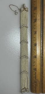 LQQK! Vintage 1960's Ciner Pearl Gold Bracelet! - Etsy