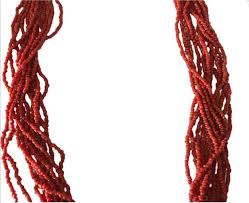 Vintage Red Natural Coral Multi Strand Bead Necklace For Sale at 1stDibs | multi strand coral necklace, red coral necklace vintage, genuine coral necklace vintage