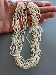 14 Pearl Multi-Strand, 18 inches in length 14 Karat yellow gold For Sale at 1stDibs