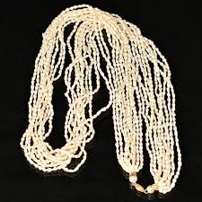 14K Gold S Crown Original Vintage Signed Designer Princess Pearl Estate Necklace | eBay UK