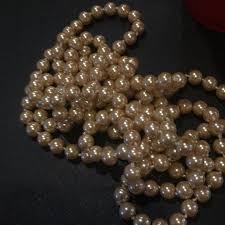 unbranded | Jewelry | Beautiful Long Peachypearlcultured ...