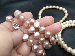 SALE! Estate 925 Sterling Silver freshwater pink pearl ...