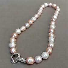 Elegant Womens Silver Choker Necklace Dainty Pearl Choker ...