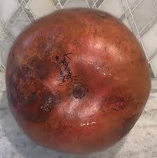 Vintage Colleen Abernathy Handpainted Large Fat Gourd Pear 9”Diameter 11”T | eBay