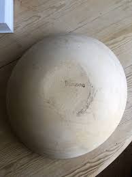 Vintage Munising 13" Round Rustic Wood Dough Bowl Farmhouse ...