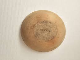 Munising Vintage Bowl Wooden Dough Bowl Oval Round 8x9 ...