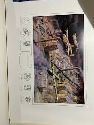 Bryan Moon Art Print The Title Wave Mission very rare print