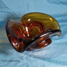 Mid Century Murano Art Glass Ashtray Bowl - Etsy