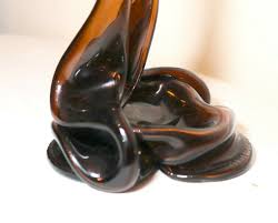 Vintage Hand Blown Amber Glass Beer Bottle Candelabra Candle Stick Holder - Etsy