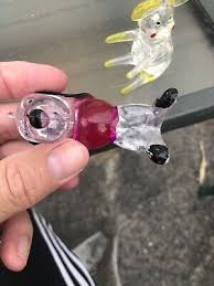 4 Vintage Crystallite Pets Mouse Cat Swan Dog Lucite Acrylic Figure Hong Kong | eBay